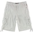 thumbnail image 1 of Ecko Unltd. Pantalones cortos de carga casual Cliffside para hombre, blanco, 42, 1 of 2
