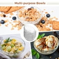 thumbnail image 5 of 6PCS Glass Bowls, 5" Small Meal Prep Bowls, Clear Ingredient Bowls, Round Sauce Dipping Containers, Stackable Pinch Bowls for Snacks, Ice Cream, Nuts, 5 of 5