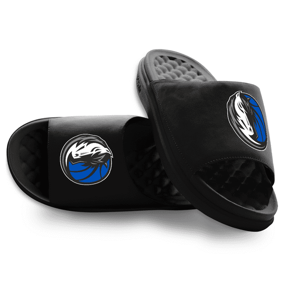 Youth ISlide Black Dallas Mavericks Primary Motive Slide Sandals