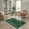 thumbnail image 2 of ODIKA Stadium With Goal Posts And Yard Markers Football Field Sport Playful Expressive Non-Slip Chair-Friendly for Home Office, Gaming Room, Under Desk, 2 of 7