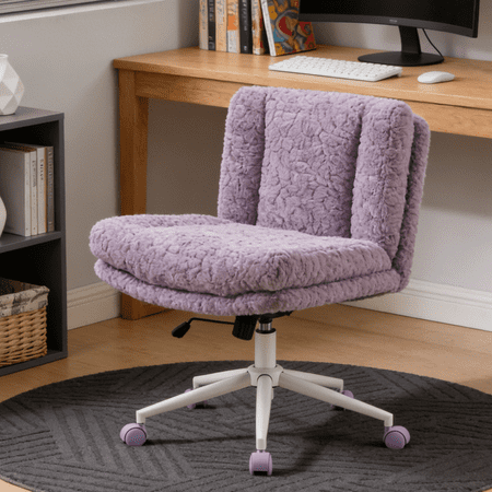 plush faux fur office chair product
