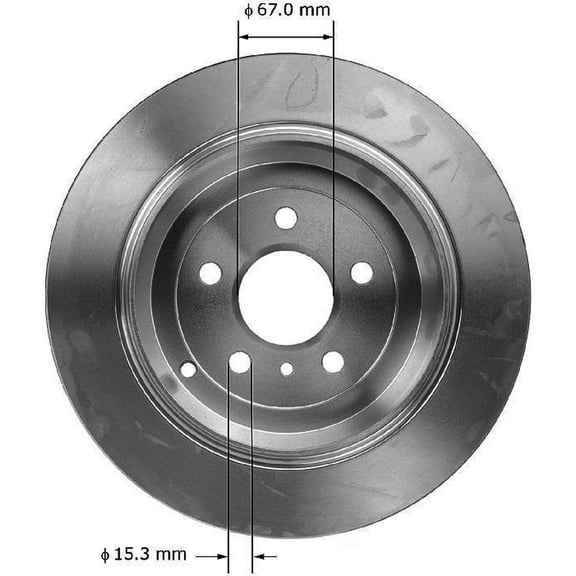 BENDIX PRT5870 Bendix Brake Rotor Fits select: 2006-2011 MERCEDES-BENZ ML, 2006-2009 MERCEDES-BENZ R