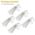 thumbnail image 3 of 5pcs Meteor Shower Lights, 11.8in 8 Tubes 192 LEDs Meteor Lights, Icicle Snow Falling Christmas Lights, Rain Drop String Waterproof Cascading Lights Indoor Outdoor Xmas Tree Wedding Party Decor, 3 of 9