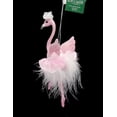 thumbnail image 4 of Kurt Adler 5.5-Inch Pink and White Flamingo Christmas Ornament, 4 of 4