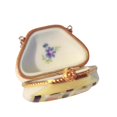 thumbnail image 2 of Purse Renhausse Main Blue Antique Flowers Rehausse Mein Limoges Box Porcelain Figurine, 2 of 4