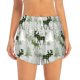 thumbnail image 2 of Balery green plaid Moose tree Pantalones cortos deportivos para mujer con forro y dos bolsillos, elásticos, para entrenamiento, gimnasio, yoga-XX-Large, 2 of 7