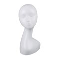 thumbnail image 1 of TISHITA Women Manikin Head Models Irregular Mannequin Head Hat Scarf Jewelry Stand Rack A, 1 of 8