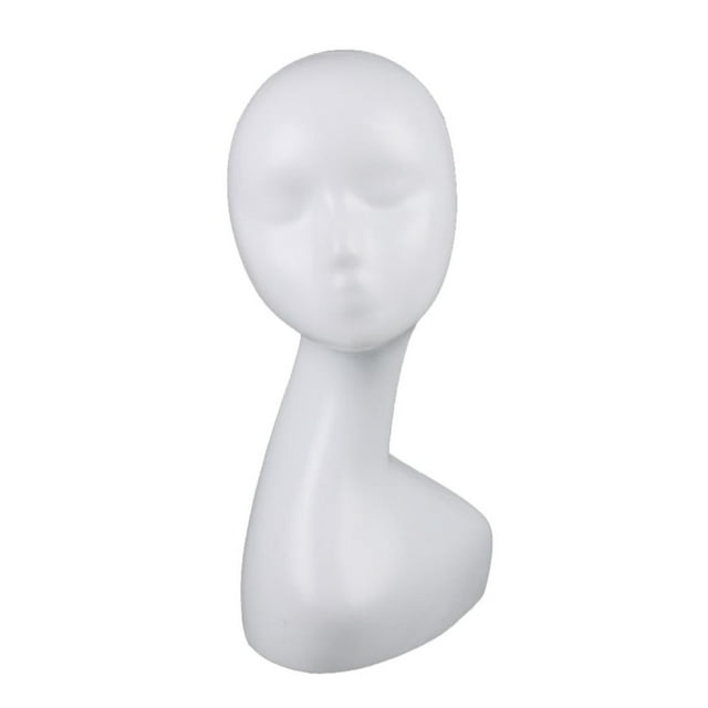 TISHITA Women Manikin Head Models Irregular Mannequin Head Hat Scarf Jewelry Stand Rack A