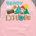 thumbnail image 3 of Paw Patrol - Ready To Explore - Toddler And Youth Girls Raglan Graphic T-Shirt, 3 of 6