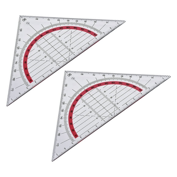 Triangle Ruler Square Set 90mm 45 Degrees Stationery Math Geometry