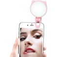 thumbnail image 2 of Selfie Ring Light for iPhone, Mini Clip-on Fill Light for Camera, Video, Rechargeable 9-Level Adjustable Brightness, USB Photo Flash for iPhone Laptop, 2 of 4