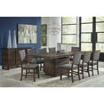 thumbnail image 3 of A-America Chesney Solid Wood Extendable Storage Dining Table in Falcon Brown, 3 of 3