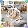 thumbnail image 4 of Dog Mom Square Tablecloth,Waterproof Square Table Cover,Wipeable Spillproof Washable Table Cover for Home Kitchen Party Decor 60"x60"(152x152cm), 4 of 6