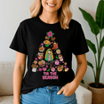 thumbnail image 2 of Tis The Season Mexican Christmas Feliz Navidad Xmas Mexican, Retro Christmas Shirt, Xmas TShirt, Cute Santa Claus Holiday, Merry Christmas Gift, 2 of 5
