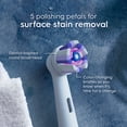 thumbnail image 6 of Oral-B iO Ultimate White Replacement Brush Heads, White, 2 count, 6 of 11