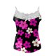 thumbnail image 5 of Gibobby Conjunto de lencería Sujetador + tangas Conjunto de dos piezas con tirantes y top de encaje sin mangas con estampado sexy para mujer(Rosa caliente, XL), 5 of 5