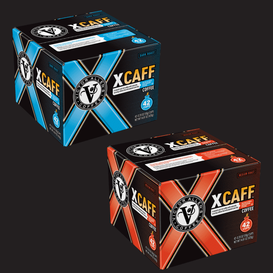 Victor Allen - Brandclub - XCaff, Extra Caffeine, Medium Roast, 42
