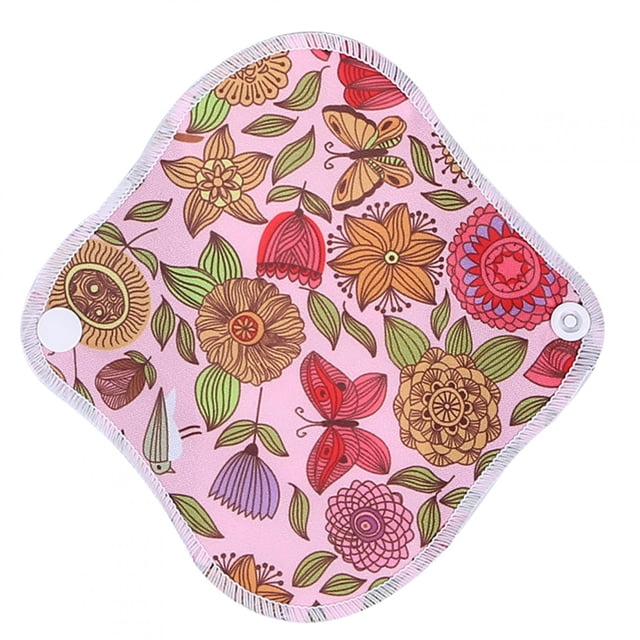 Almohadilla Menstrual Reutilizable Almohadillas Menstruales de Tela de Fibra de Carbón Impermeable Almohadilla Sanitaria Lavable para Mujer Almohadillas de Tela Menstrual ANGGREK Otros