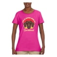 thumbnail image 2 of Wild Bobby, Life is Better with My Daschund Cute, Dog Lover, Women Graphic Tee, Fuschia, 3X-Large, 2 of 4