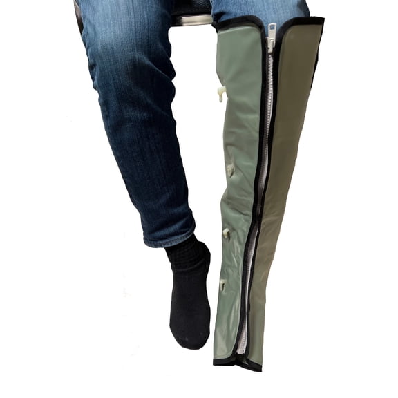Gradient Sequential Compression Therapy - (Single Sleeve) X Large Half Leg Complete Set