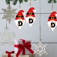 thumbnail image 5 of HongHeng Christmas Clearance Under $5.00 Christmas Acrylic Hanging Decorations - Set of 26 Alphabet Letters with Santa Claus Design for Holiday Ornaments and DIY Crafts, 5 of 6