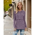 thumbnail image 2 of Women's Long Sleeve Maternity Nursing Tops Breastfeeding Shirt Hoodie, 2 of 3
