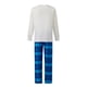 thumbnail image 4 of Pijamas navideños familiares a juego, camiseta con estampado de árbol y letras y pantalones a cuadros. Ropa de dormir para estar en casa., 4 of 10
