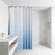 thumbnail image 4 of Cortina de ducha de poliéster impermeable con degradado, 180 x 180 cm | Tejido grueso con ojales de acero inoxidable | Cortina de baño de secado rápido y resistente al agua para casa, hotel,, 4 of 7