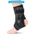 thumbnail image 2 of Tobillera Soporte Brace Compresión Protección Deporte Esguinces Dolor Negro M Yuyangstore, 2 of 8