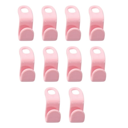 

30 Pcs Clothes Hanger Connector Hooks 4 Colors Cascading Hanger Hooks Heavy Duty Space Saving Connecting Buckle Hooks for Hanger Extender Clips Plastic Connection Hooks for Closet Organizer