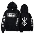 thumbnail image 1 of Berserk Guts-sudaderas con capucha para hombre y mujer, ropa de calle de manga larga con estampado gráfico, sudaderas de Manga de estilo japonés, ropa suave holgada de lana, 1 of 1