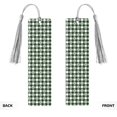 thumbnail image 2 of Kdxio Green White Christmas Tree Lumberjack Plaid Print Metal Tassel Bookmarks,Perfect Gift for Art Lovers and Bookworms Metal Bookmarks for Women, 2 of 8