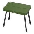 thumbnail image 3 of Taburete plegable de camping de aleación de aluminio, silla de camping para barbacoa, mochileros, playa Verde, 3 of 8