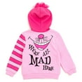 thumbnail image 5 of Disney Alice in Wonderland Cheshire Cat Fleece Zip Up Cosplay Hoodie Little Kid to Big Kid, 5 of 5