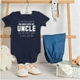 thumbnail image 3 of You Mess With My Uncle Romper Boys or Girls Infant Baby Brisco Brands NB, 3 of 7