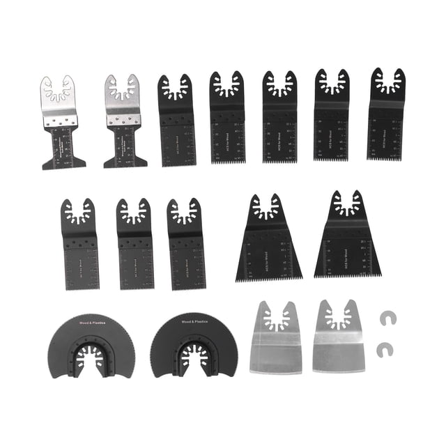 Hojas De Liberación Rápida, Hoja De Sierra Oscilante De Metal Duradera Resistente Al Desgaste Resistente Al óxido Para Madera Y Plástico ANGGREK Oscillating Saw Blade Kit