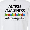 thumbnail image 4 of Inktastic Autism Awareness Understanding and Love with Puzzle Pieces Long Sleeve T-Shirt, 4 of 5