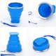 thumbnail image 3 of Paquete de 4 Tazas de Café de Viaje de Silicona Plegables para Senderismo Tazas de Bebida de 300 Ml Portátiles Sunnimix Copas plegables plegables, 3 of 8