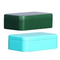 thumbnail image 1 of Tinplate Box 4Pcs Assorted Color Metal Box for Versatile Storage Needs, 1 of 3
