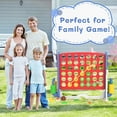 thumbnail image 6 of KORIMEFA Jumbo 4-to-Score Giant Game Set 4 in a Row Connect Game Perfect for Kids Adults Outdoor Holiday Party Family yard Game, Red, 6 of 9