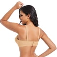thumbnail image 5 of Wutalume Full Cup Wireless Bras for Women, No Steel Ring, Comfort Coverage Bra, Daily Wear, Solid Color, Non-Padded Womens Bras,Complexion 38, 5 of 6
