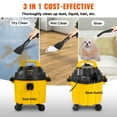 VEVOR Wet Dry Vac, 2.6 Gallon, 2.5 Peak HP, 3 in 1 Shop Vacuum with
