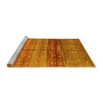 thumbnail image 2 of Ahgly Company Machine Washable Indoor Rectangle Abstract Yellow Modern Area Rugs, 5' x 8', 2 of 4