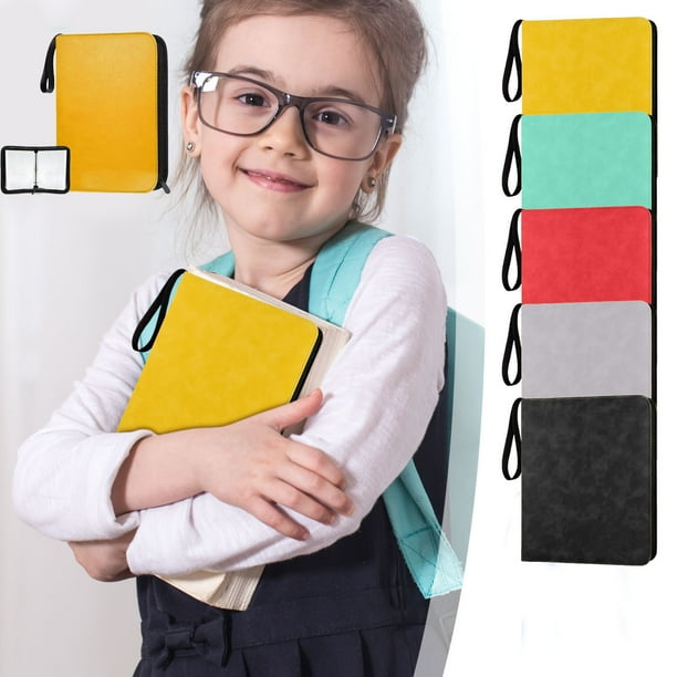 Álbum de Cartas Coleccionables con 900 Ranuras, 9 Páginas con Compartimentos, 50 Hojas y Marcapáginas para Guardar y Exhibir Cartas Coleccionables y Deportivas.