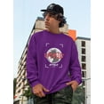 thumbnail image 2 of Abstract World Rave Style Sweatshirt Men -Image by Shutterstock, Male 5X-Large, 2 of 4