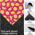 thumbnail image 3 of Yellow Lemon Fruit Slices Pink Pattern Kitchen Rugs Sets Of 3,Kitchen Runner Rugs Non Skid Washable,Decorative Kitchen Floor Mats for Kitchen,Sink,Laundry,17"x30"+ 17"x47" + 17"x59", 3 of 6