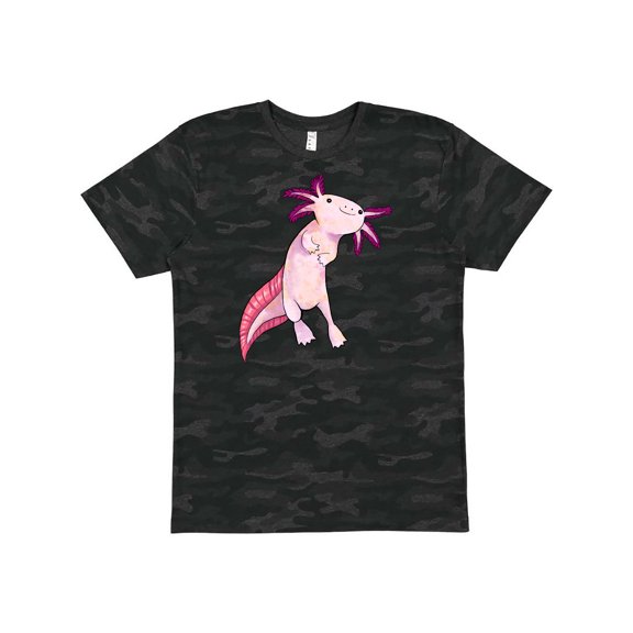 Inktastic Axolotl Says Hello Cute Salamander T-Shirt