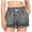 Style1-Black girls shorts, variant on Girls Plaid Shorts Elastic Waist Bow Detail Loose Fit Summer Casual Bottoms Back to School Shorts 4-13 Years