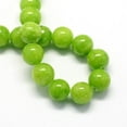 thumbnail image 3 of 1Strand Natural Dyed Yellow Jade Gemstone Bead Strands Round Green Yellow 8mm Hole: 1mm 50pcs/strand 15.7 inch, 3 of 3