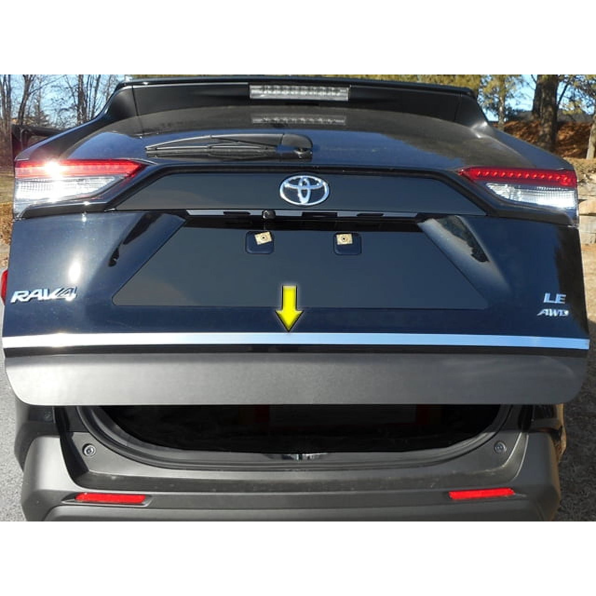 Stainless Steel Rear Deck Accent 1Pc Fits 2019-2020 Toyota Rav4 RD19180 QAA